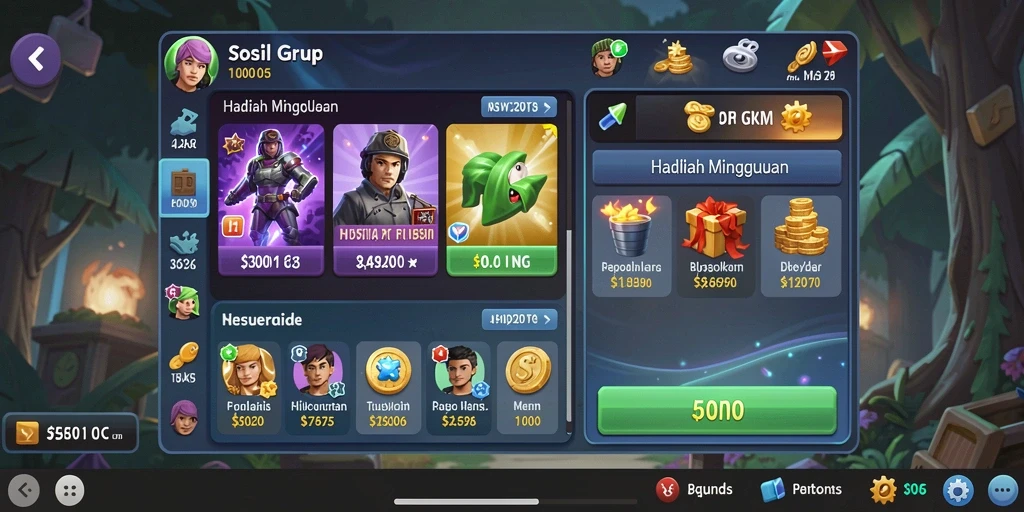 Fitur bonus yang menggiurkan setiap hari.