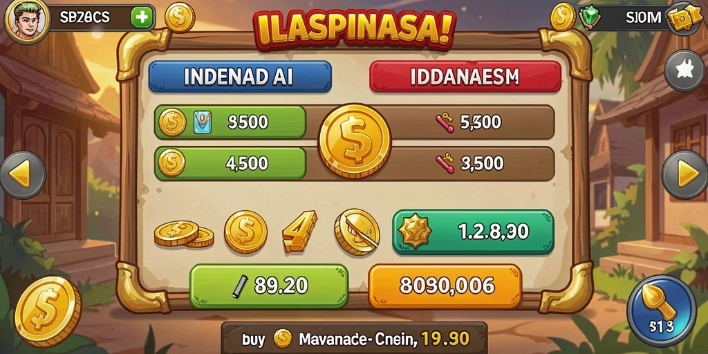 Tantangan seru di setiap level permainan.