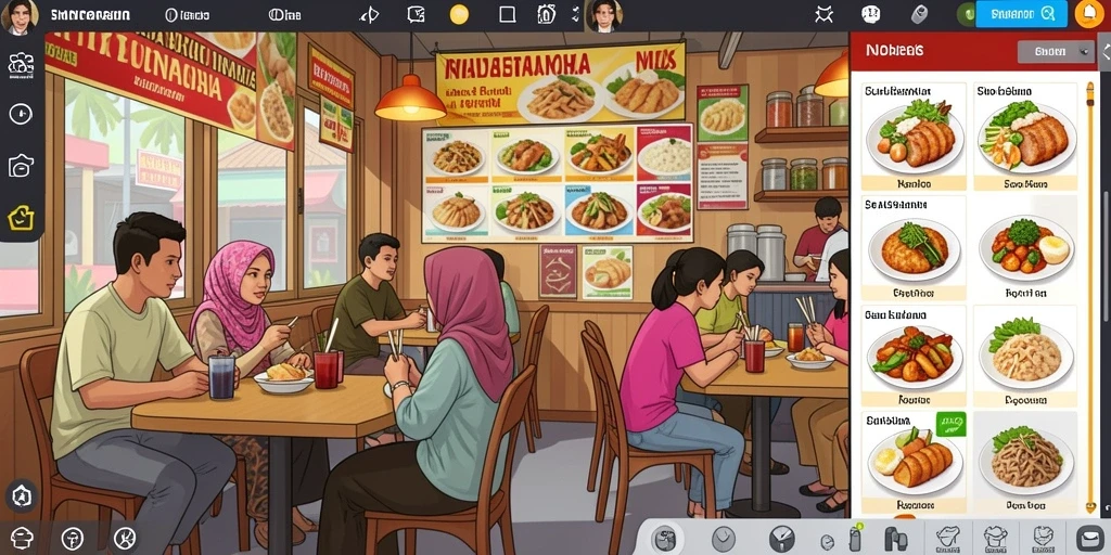 Ilustrasi aksi seru dalam petualangan KOKITOTO.