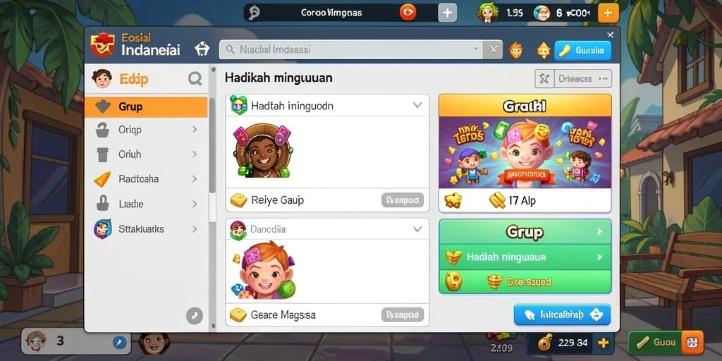 Hadiah menarik menanti setiap pemain yang berpartisipasi.