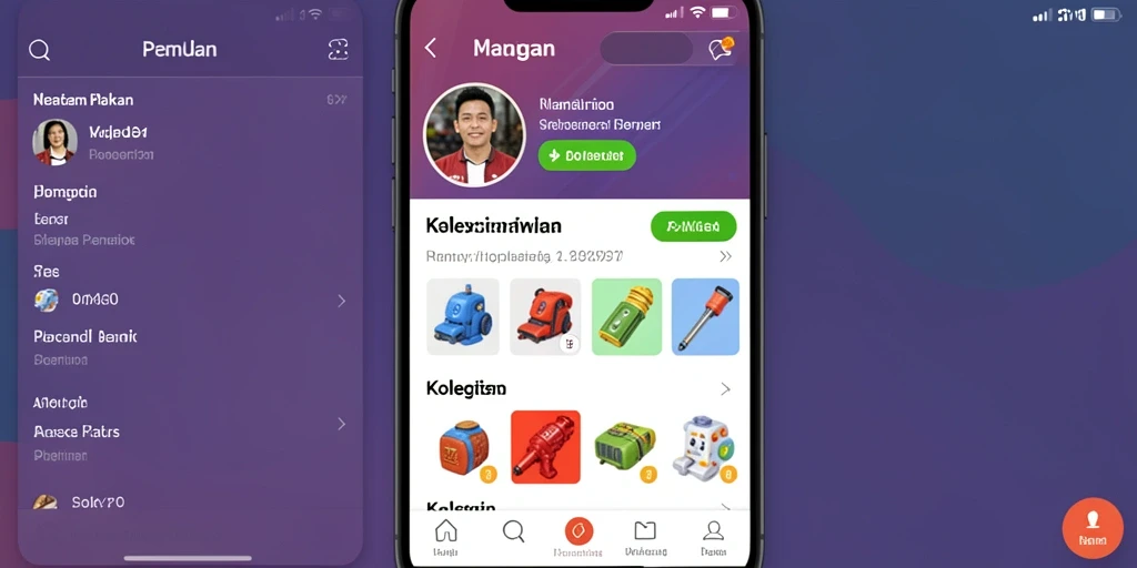 Screenshot dari mode permainan yang penuh tantangan.