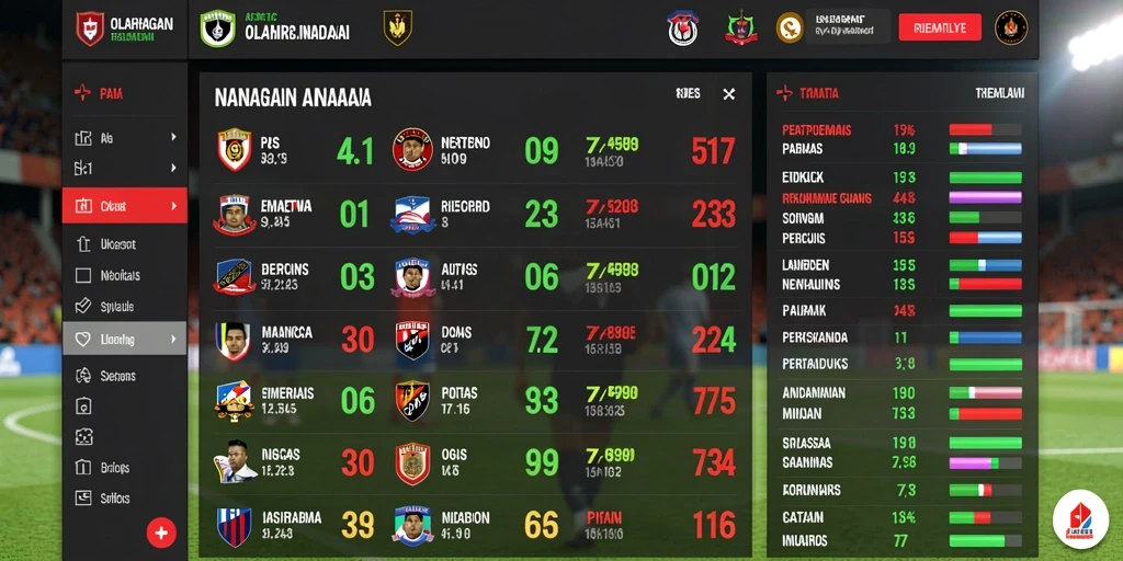 Screenshot ketiga menunjukkan leaderboard dan pencapaian permainan.