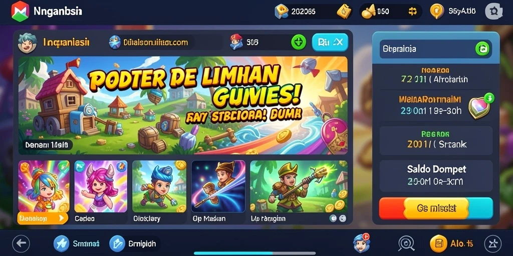 Screenshot dari mode multiplayer yang penuh aksi.